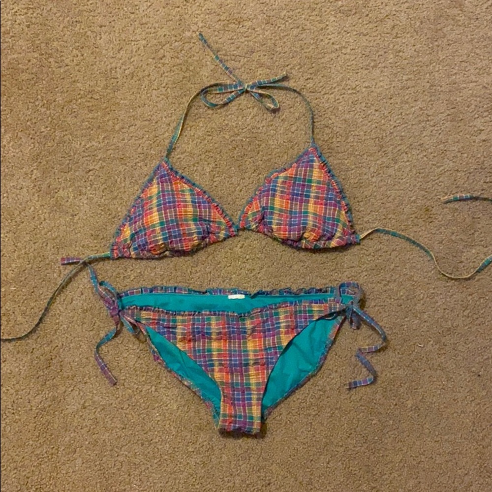Plaid bikini